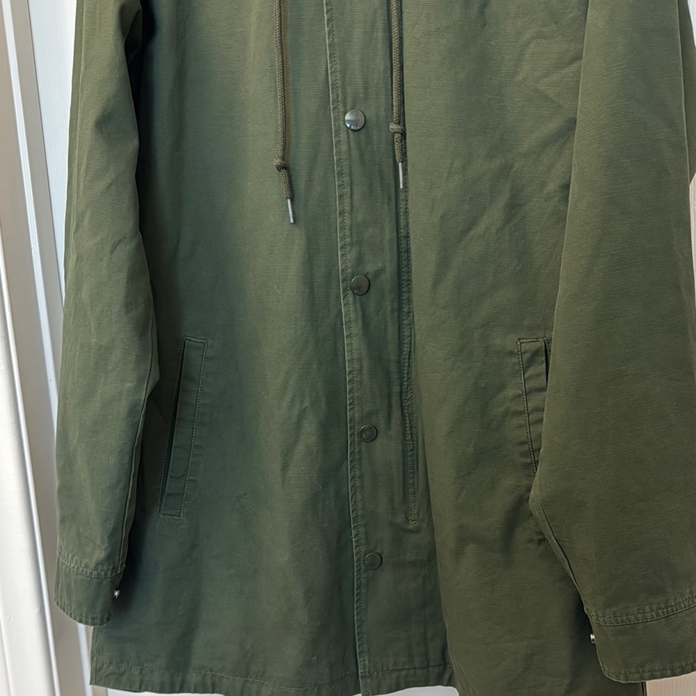 OBEY slugger optional fishtail Men's Green Hooded Jacket - Picture 5 of 15